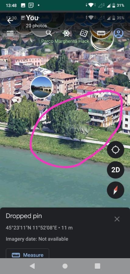 Vicino Al Prato Della Valle Intero Appartamento Parcheggio Facile Di Fronte Padova Exterior photo