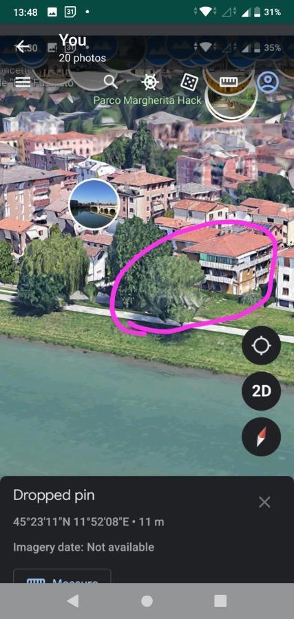 Vicino Al Prato Della Valle Intero Appartamento Parcheggio Facile Di Fronte Padova Exterior photo